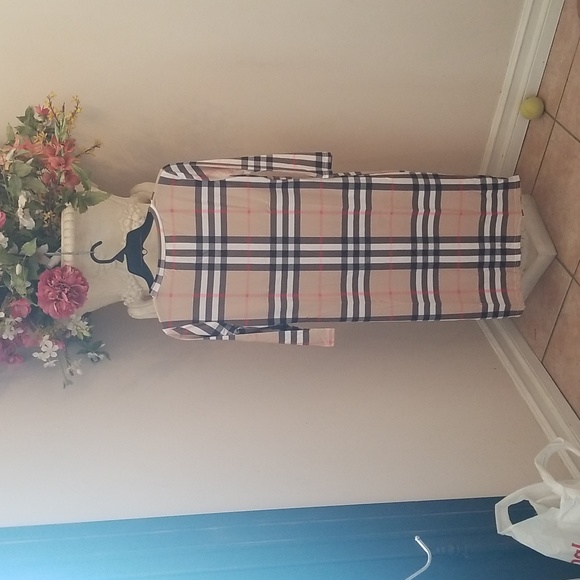 SEXY Bodycon Plaid print dress - Picture 5 of 5